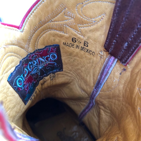 Old Gringo Cowboy Boots size 6.5 B - Picture 8 of 13